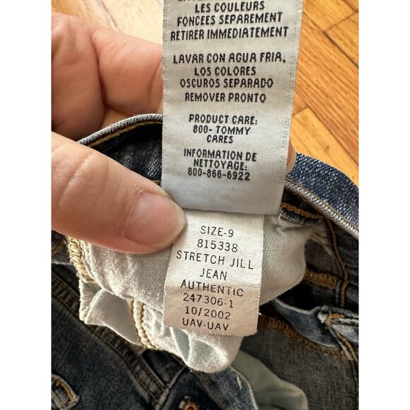 Tommy Hilfiger Jeans Womens 9/33 Jill Jean Flared Mid Rise Med Wash Stretch - Picture 5 of 9